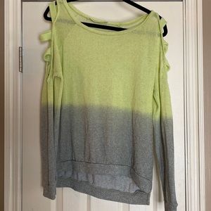 Vintage Havana Lightweight, Cold-Shoulder Sweater